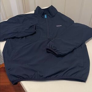 Patagonia Men's Reversible Snap T Windbreaker/Feece 1/2 Zip PullOver Size Large
